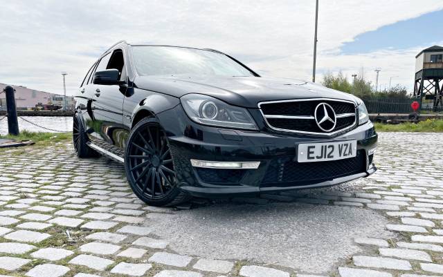 Mercedes-Benz C Class 6.2 C63 5dr Auto Estate Petrol Black